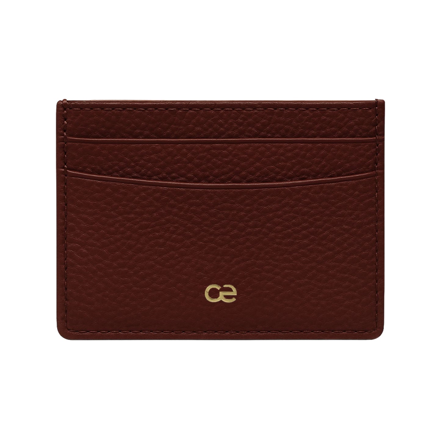 Veganer Cherry Red Cardholder – Schlankes und minimalistisches Kartenetui aus hochwertigem Leder.