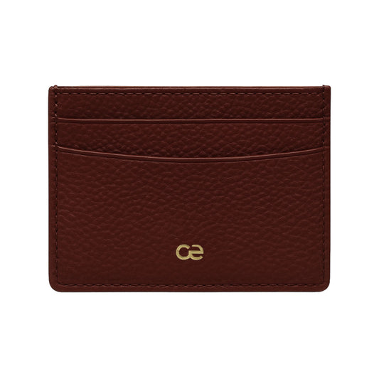 Veganer Cherry Red Cardholder – Schlankes und minimalistisches Kartenetui aus hochwertigem Leder.