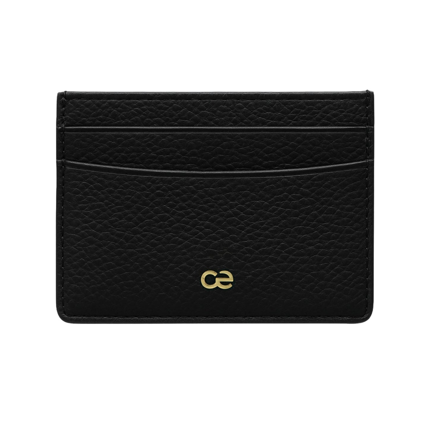Veganer Schwarzer Cardholder – Elegantes und minimalistisches Kartenetui aus hochwertigem Leder.