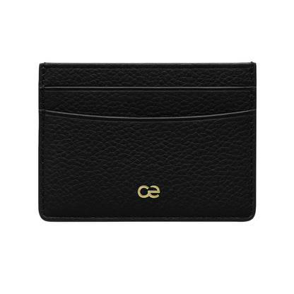Veganer Schwarzer Cardholder – Elegantes und minimalistisches Kartenetui aus hochwertigem Leder.