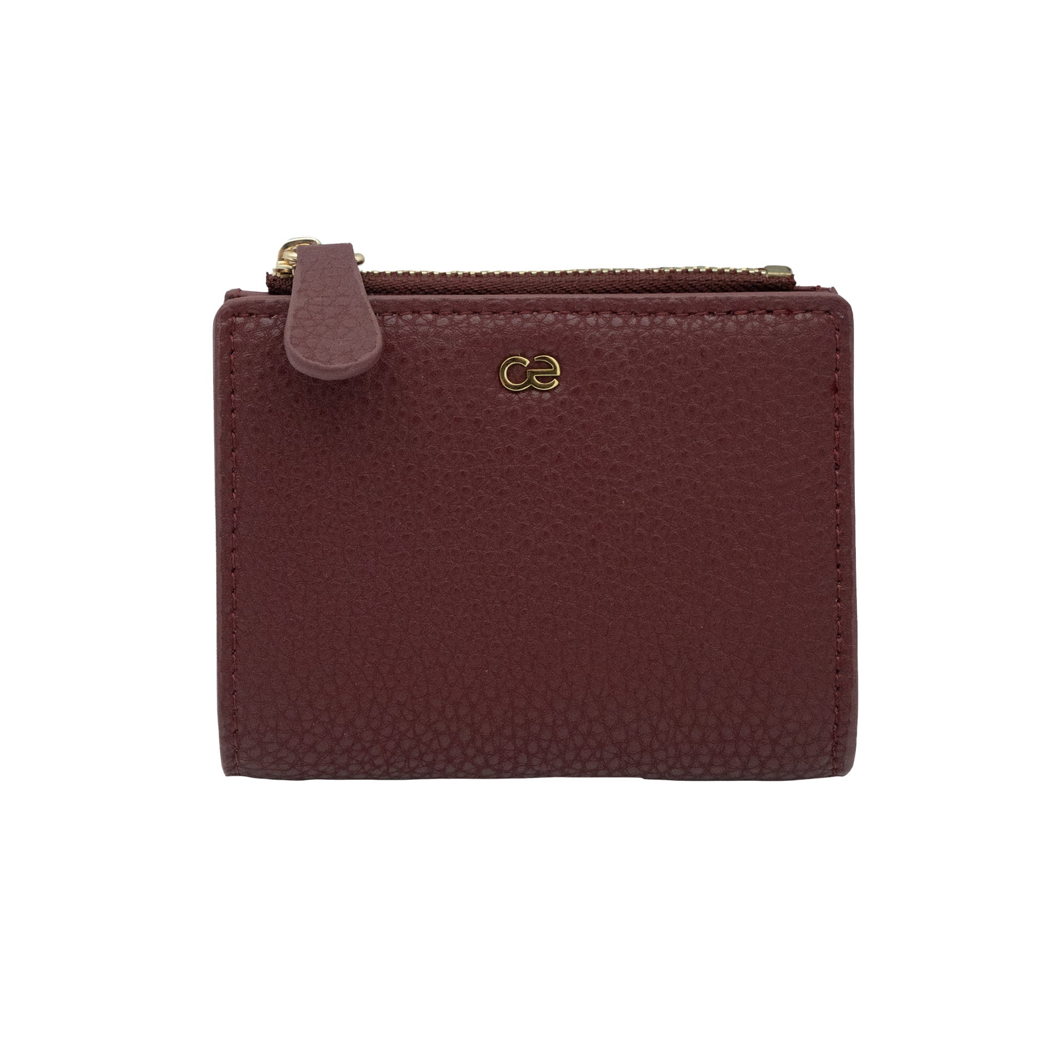 Veganer Cherry Red Coin Wallet – Minimalistischer und eleganter Geldbeutel aus nachhaltigem Material