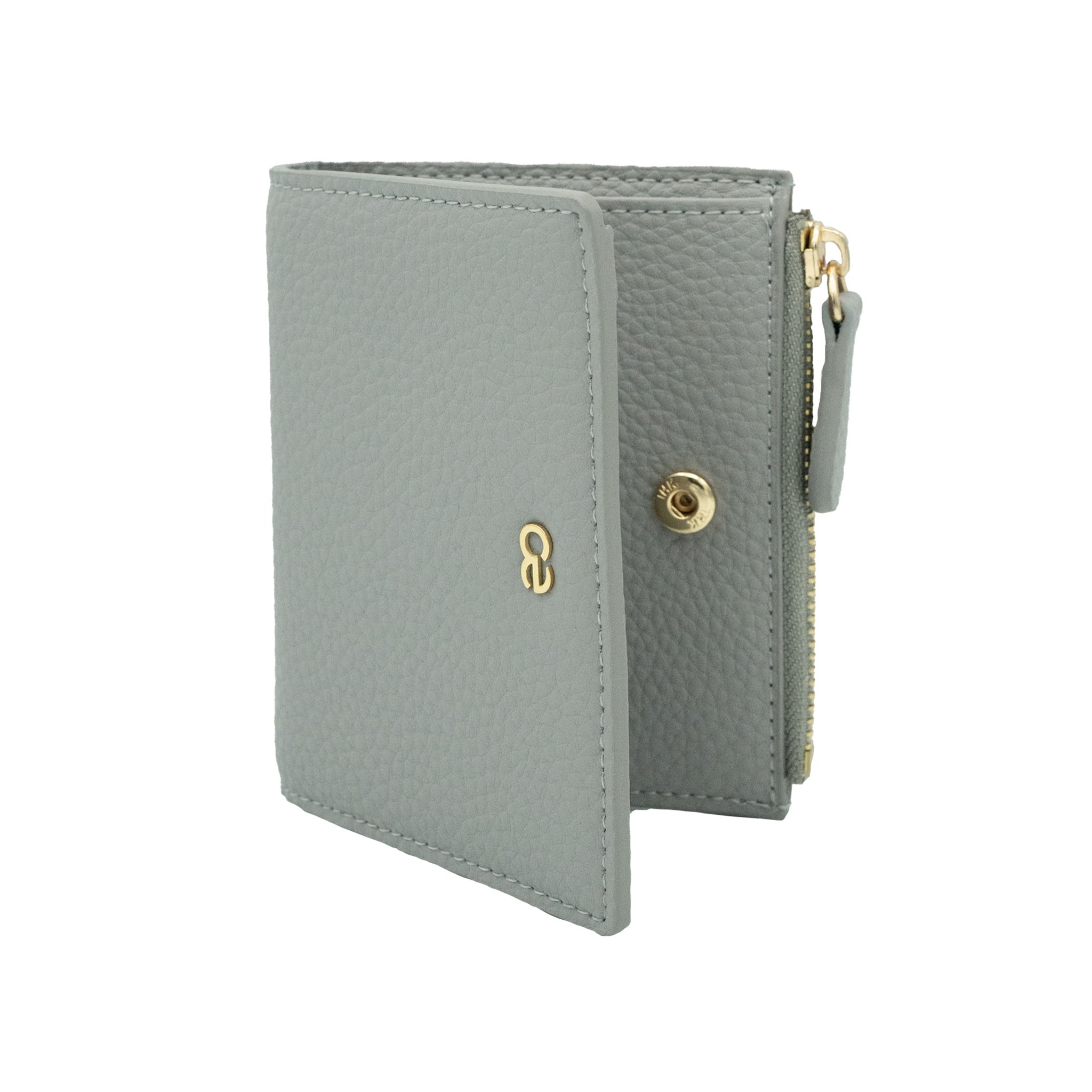 Light Grey Coin Wallet – Minimalistischer und stilvoller Geldbeutel mit Münz- und Scheinfach