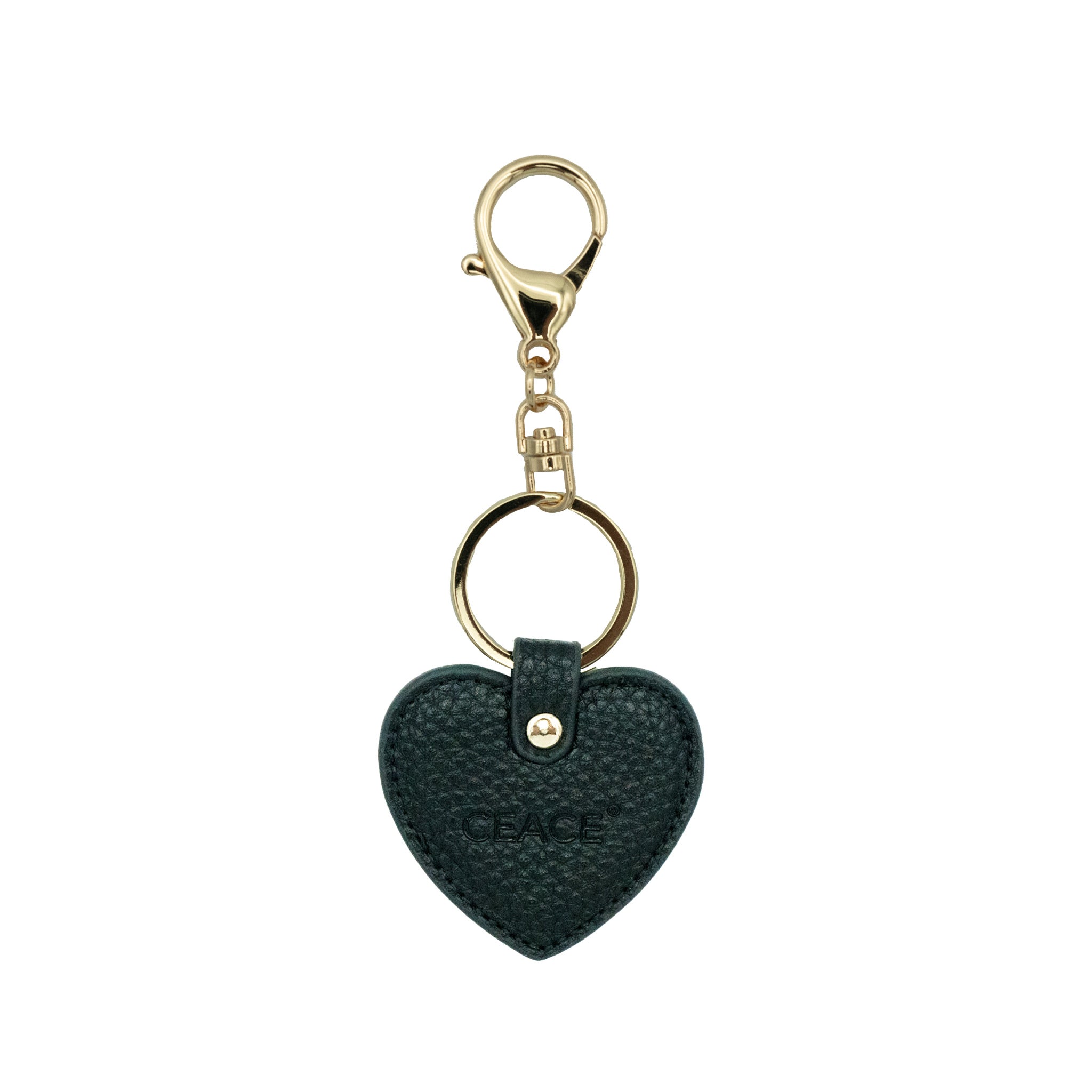 Veganer Herzanhänger Classic Black – Minimalistischer und stilvoller Anhänger aus nachhaltigem Material