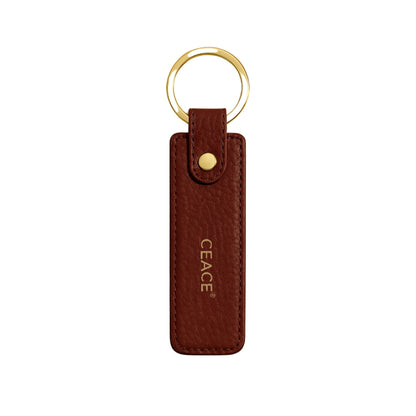 Veganer Schlüsselanhänger Cherry Red – Minimalistischer und eleganter Schlüsselanhänger aus nachhaltigem Material.