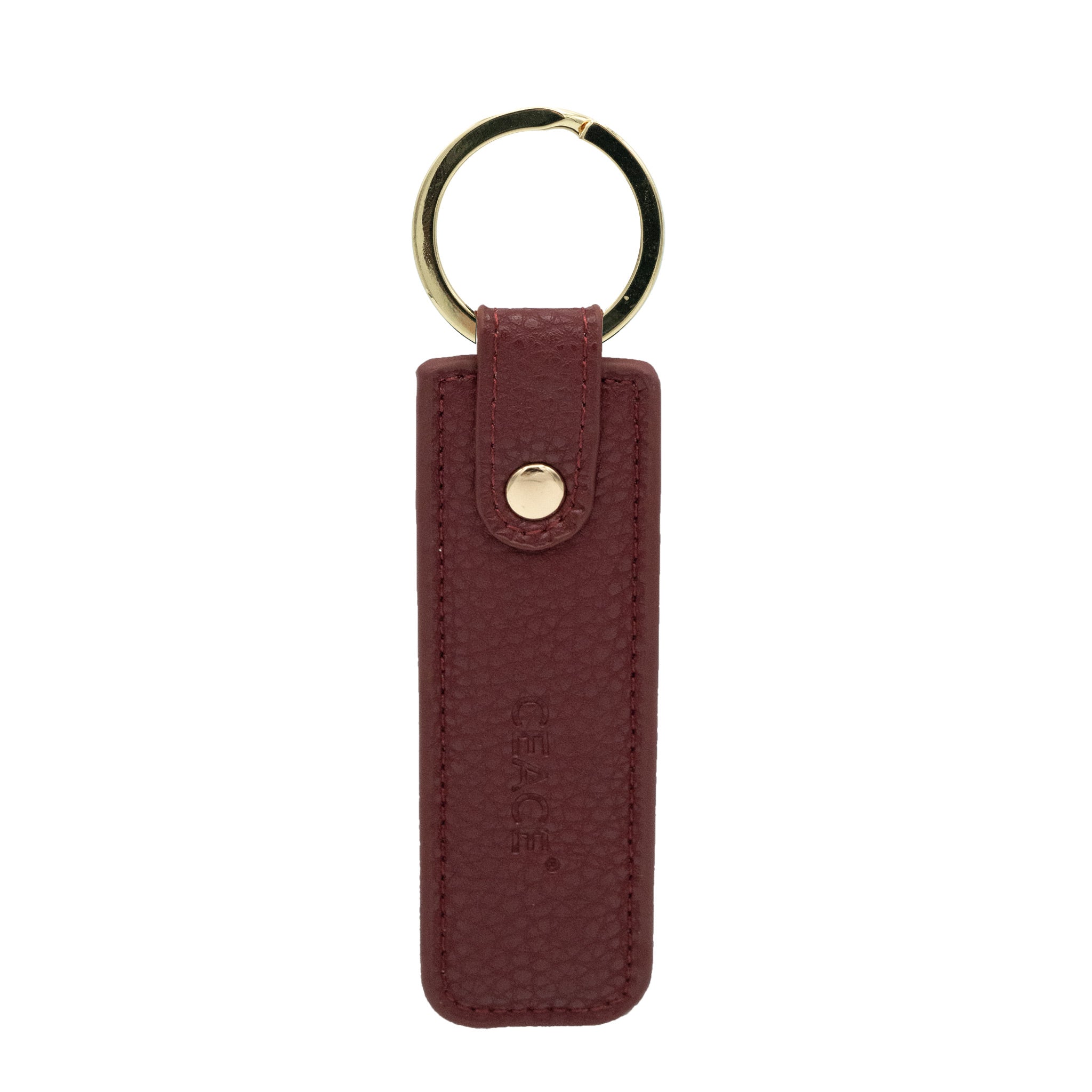 Veganer Cherry Red Schlüsselanhänger – Minimalistischer und eleganter Schlüsselanhänger aus nachhaltigem Material